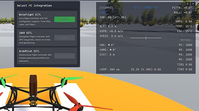 SITL Forge – External FC: Betaflight