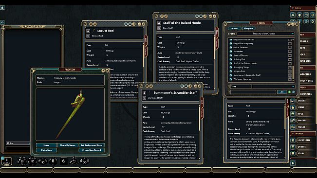 Fantasy Grounds - Treasury of the Crusade