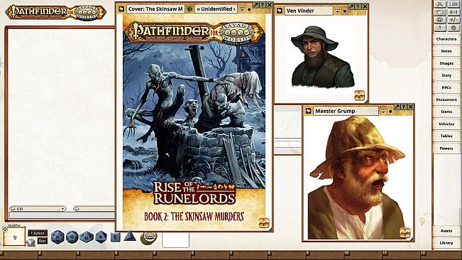 Fantasy Grounds - Pathfinder(R) for Savage Worlds: Rise of the Runelords! Book 2 - The Skinsaw Murders