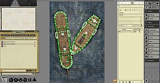 Fantasy Grounds - Pathfinder RPG - Pathfinder Flip-Mat: Bigger Pirate Ship