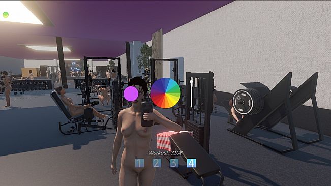 Hot Girls Gym - Nudist Gym Manager
