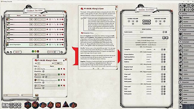 Fantasy Grounds - D&D Lost Mine of Phandelver - Syrinscape Sound Link Pack