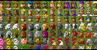 RPG Maker MV - MEGA FANTASY Walking NPCs and Faces