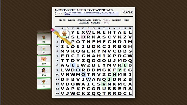 Raisin's Wordsearch