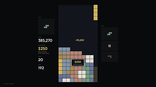THIS GAME COSTS $500