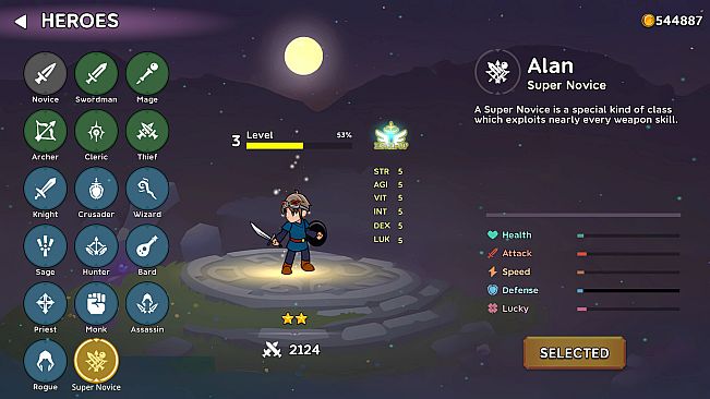 Legendary Heroes Survivors - Super Novice