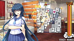 Pretty Girls Mahjong Solitaire - Blue