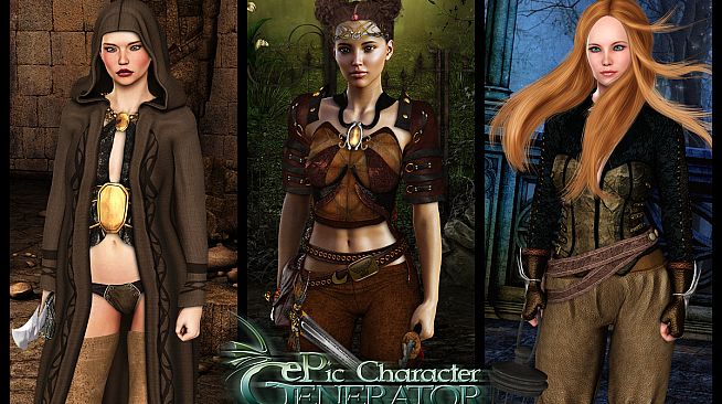 ePic Character Generator - Season #2: Female Adventurer #1