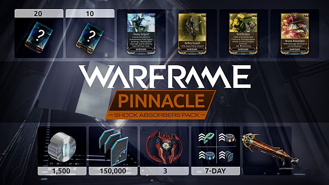Warframe: Shock Absorbers Pinnacle Pack