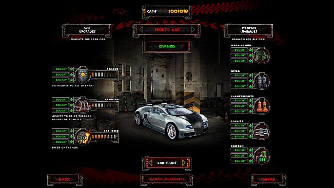 Zombie Driver HD Brutal Car Skins