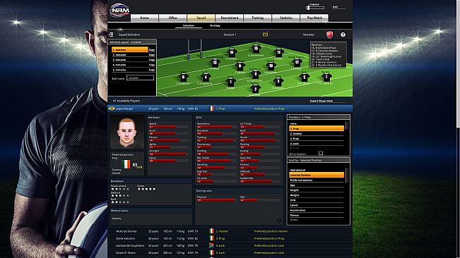 National Rugby Manager - European Rugby Pack