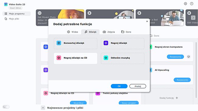 Movavi Video Suite 2023 Steam Edition - An all-in-one video maker: an editor, converter, screen recorder, and more!
