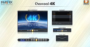 Zoom Player Charcoal4K skin