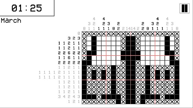 Picto-Cross: 1 Nonogram per month & more