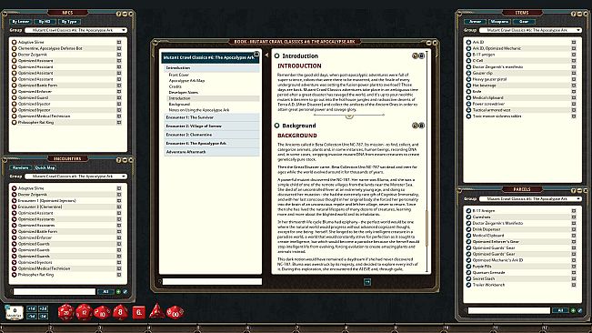 Fantasy Grounds - Mutant Crawl Classics #6: The Apocalypse Ark