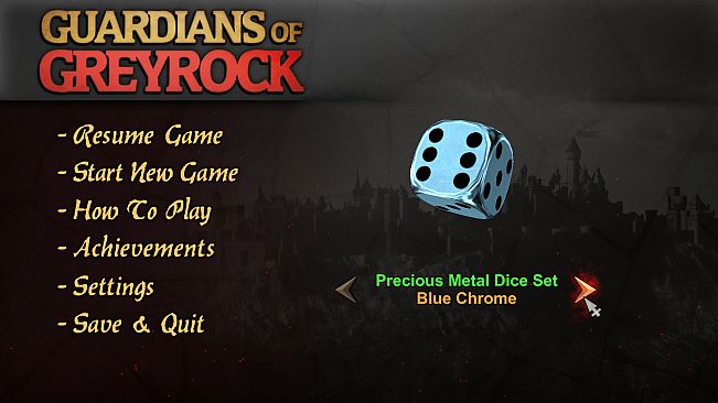 Guardians of Greyrock - Dice Pack: Precious Metal Set