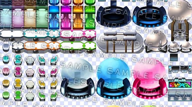 RPG Maker MV - Krachware Cyberpunk Tileset Pack 2