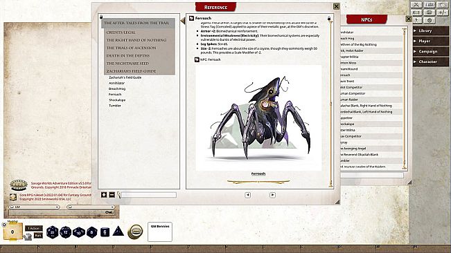 Fantasy Grounds - Tales from the Trail: Adventures for The After