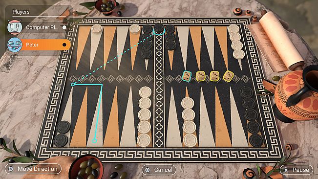 3in1 Game Collection: Backgammon + Checkers + Mills