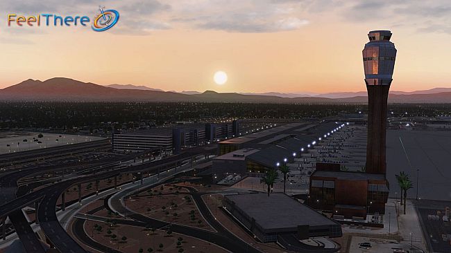 X-Plane 11 - Add-on: FeelThere - KLAS - Las Vegas International Airport