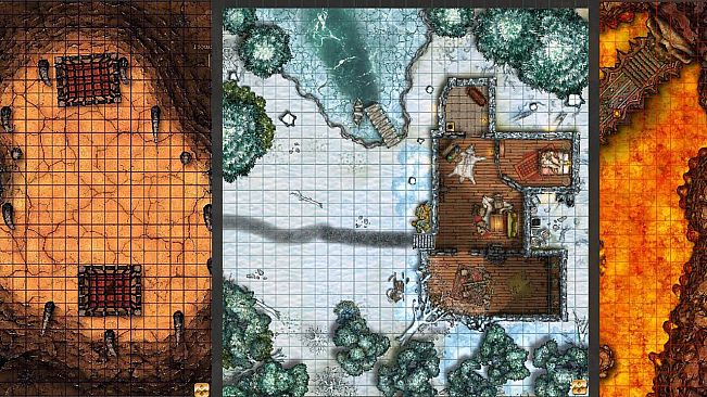 Fantasy Grounds - Map Collection - Fire & Ice