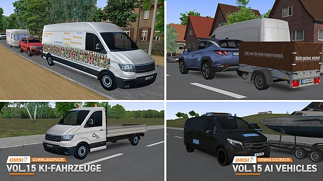 OMSI 2 Add-on Downloadpack Vol. 15 - KI-Fahrzeuge