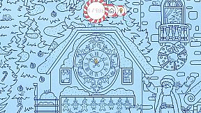 Cats Visiting Christmas Town