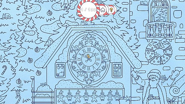 Cats Visiting Christmas Town