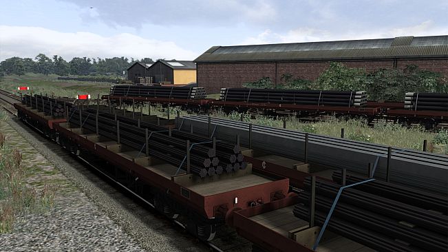 TS Marketplace: BDA 80t Bogie Bolster Wagon Pack