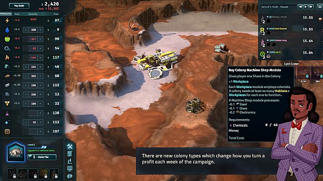 Offworld Trading Company - The Patron and the Patriot DLC