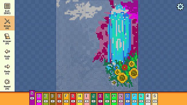 Pixel Cross Stitch - Enchanted Worlds Pack 2