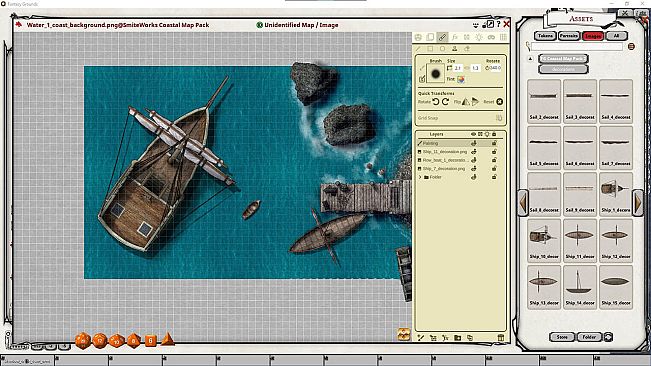 Fantasy Grounds - FG Coastal Map Pack 2