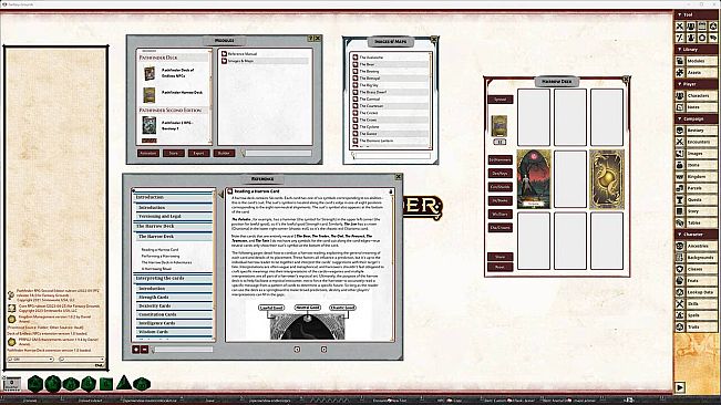 Fantasy Grounds - Pathfinder 2 RPG - Harrow Deck