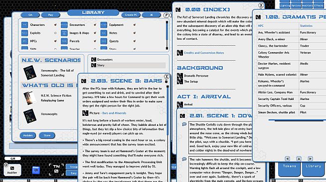 Fantasy Grounds - Xenomorphs: The Fall of Somerset Landing (W.O.I.N. N.E.W.)