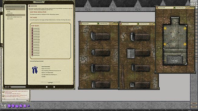 Fantasy Grounds - GameMastery Map Pack: Graveyard