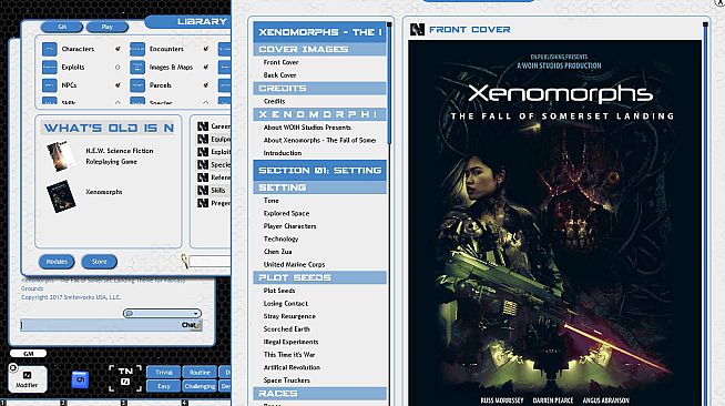 Fantasy Grounds - Xenomorphs: The Fall of Somerset Landing (W.O.I.N. N.E.W.)