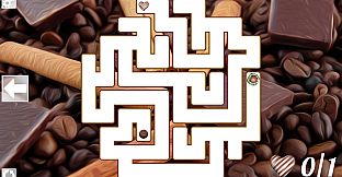 Maze Art: Brown