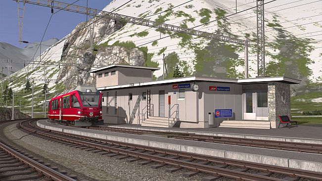 Train Simulator: Bernina Pass: St Moritz – Poschiavo Route Add-On