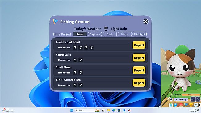 Little Cat Goes Fishing