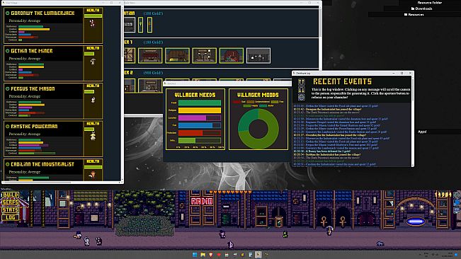 Desktopia: A Desktop Village Simulator