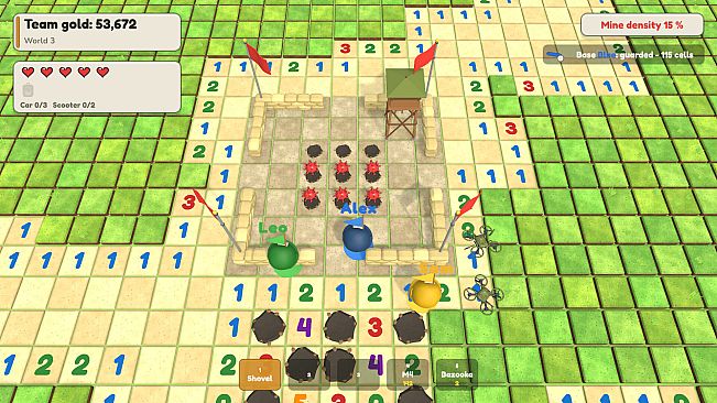 Minesweeper: Find All the Bombs in the Minefield
