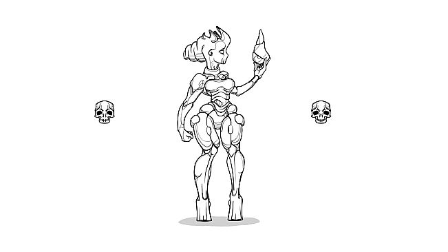 Shell Girls in Puzzle Skulls
