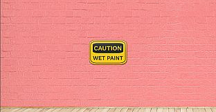CAUTION WET PAINT