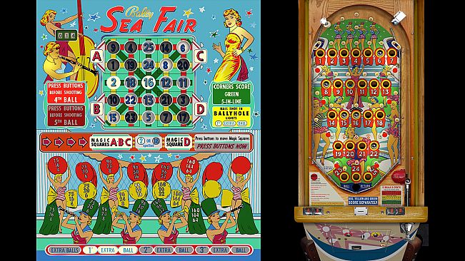 Bingo Pinball Gameroom - Bally Sea Fair