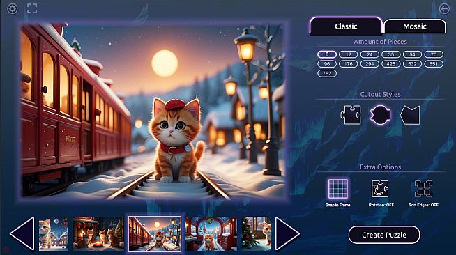 Master of Pieces Jigsaw Puzzles - Cat Family Christmas