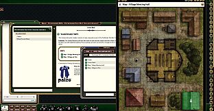 Fantasy Grounds - Pathfinder RPG - Pathfinder Flip-Mat: Village Assault
