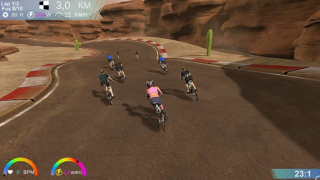 CyclingArcadeRaceSimulator