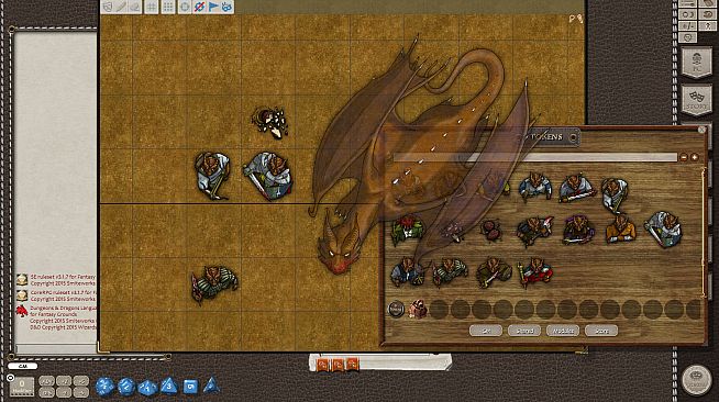 Fantasy Grounds - Copper Dragons (Token Pack)