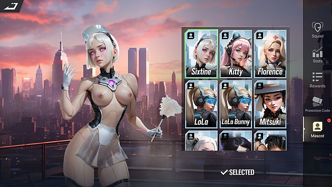 Mecha Breaker — Mascot Sixtine