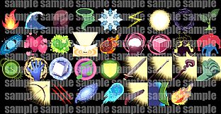 RPG Maker MV - Big Icons Vol 1 - Magic and Skills